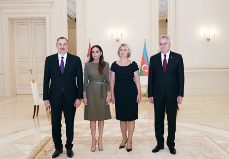 Azerbaijani first lady awarded with Serbia`s Sretenjski Order - PHOTOS